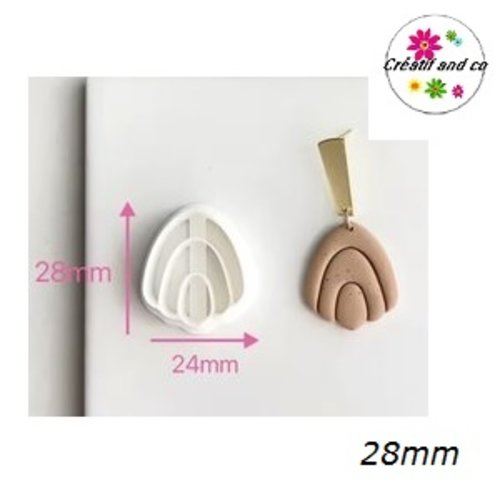 Emporte pièce géométrique 28mm