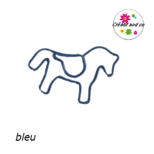 Trombone cheval bleu