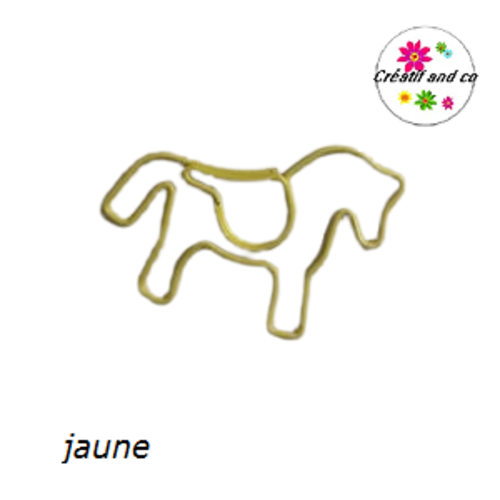 Trombone cheval jaune
