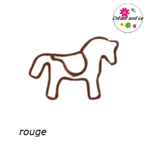Trombone cheval rouge