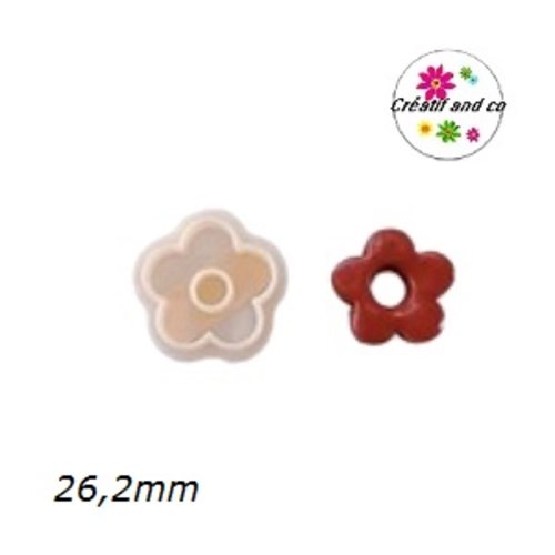 Emporte pièce fleur 5 pétales 26,2mm