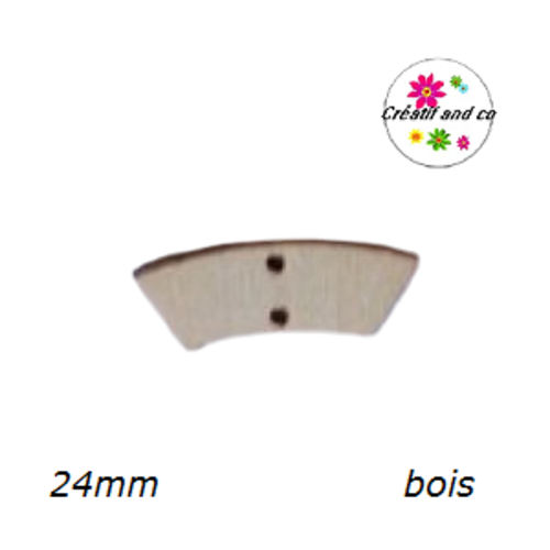 Connecteur bois brut 24mm