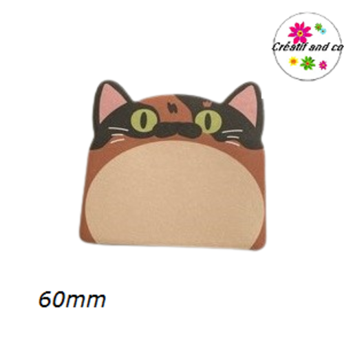 Bloc notes adhésifs tête de chat
