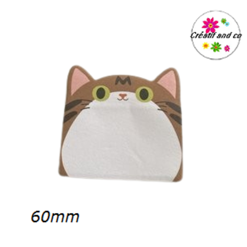 Bloc notes adhésifs tête de chat