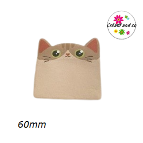 Bloc notes adhésifs tête de chat