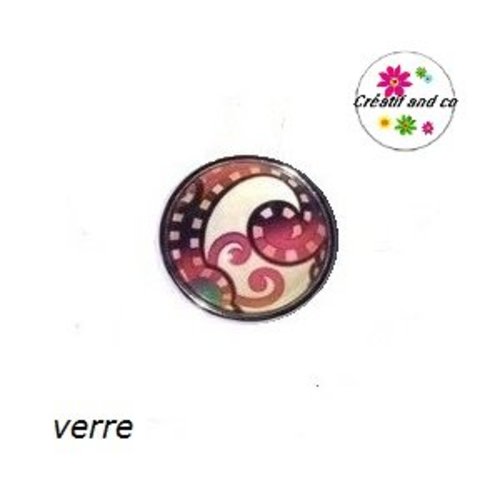 Bouton pression fleuri