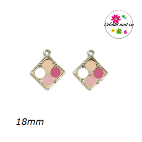 Breloque palette de maquillage 18mm