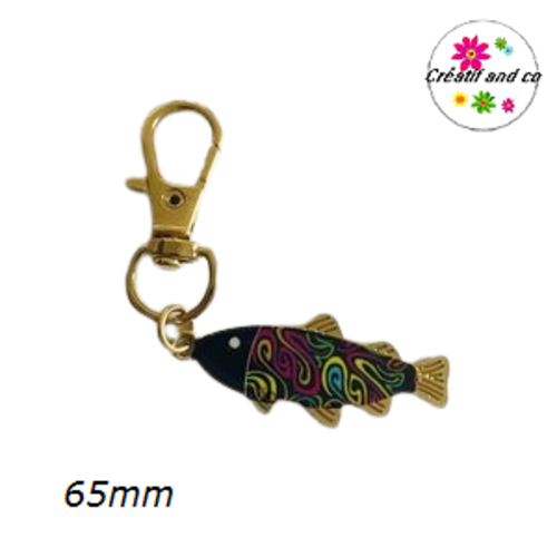 Charm's sardine colorée émail 65mm