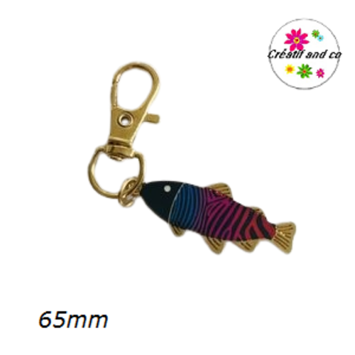 Charm's sardine colorée émail 65mm