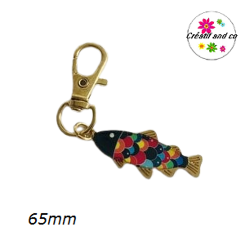 Charm's sardine colorée émail 65mm