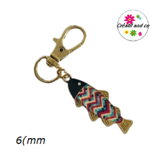 Charm's sardine colorée émail 65mm