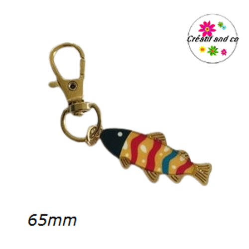 Charm's sardine colorée émail 65mm