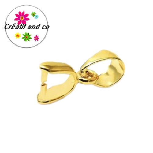 X5 bélières dorées 13mm