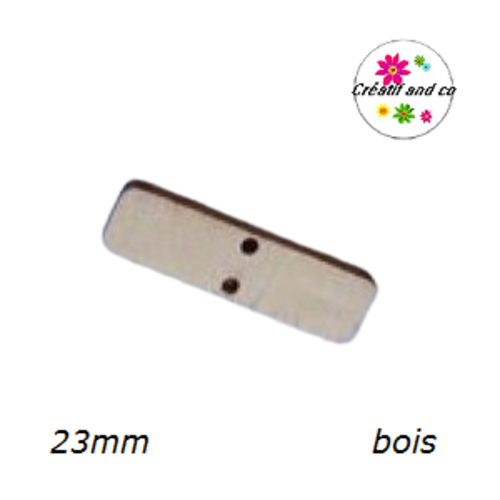 Connecteur bois brut 23mm