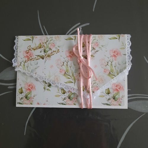 Carte chèque joyeux anniversaire