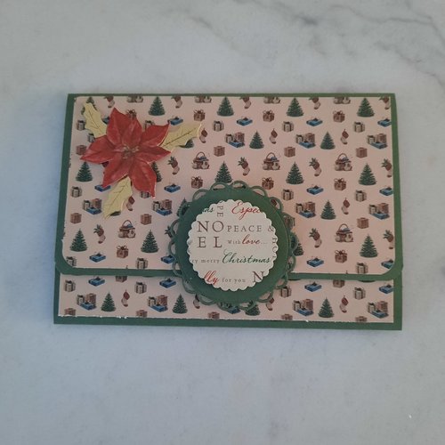 Carte chèque de noël