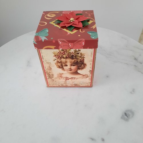 Boîte vide de noël