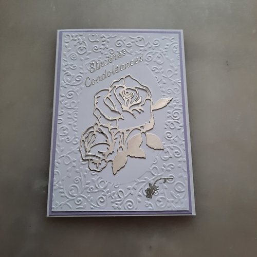 Carte sincères condoléances