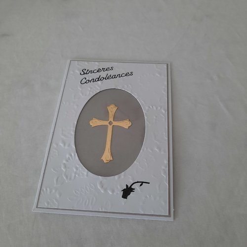 Carte sincères condoléances