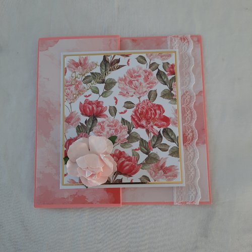 Carte pliée joyeux anniversaire