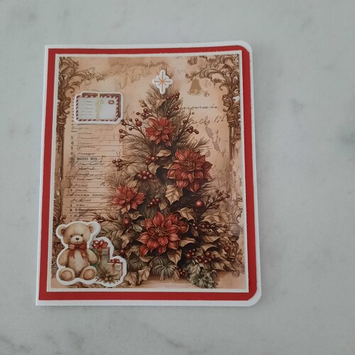 Carte de joyeux noël