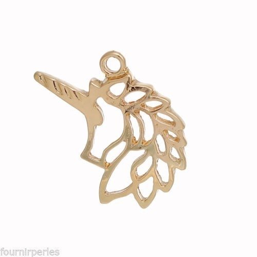 craft*diy 20 Pendentifs Breloques Charms Cheval Bijoux Accessoire 23x16mm