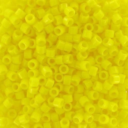 1g perles miyuki délicas opaque yellow réf : 0721