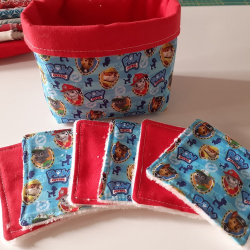 Panier pat patrouille + 12 lingettes
