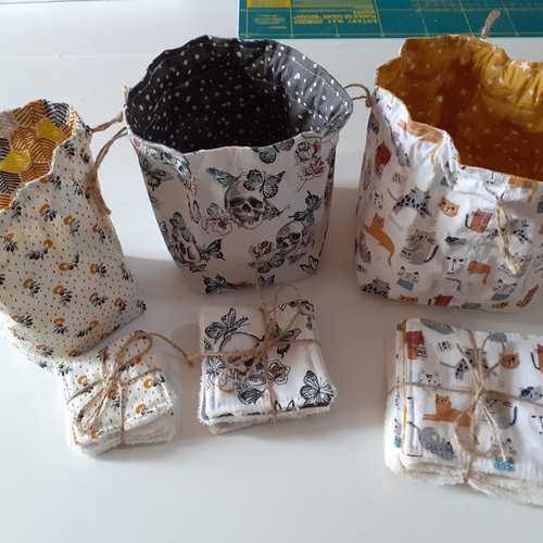 Tutoriel couture  pochon et lingettes