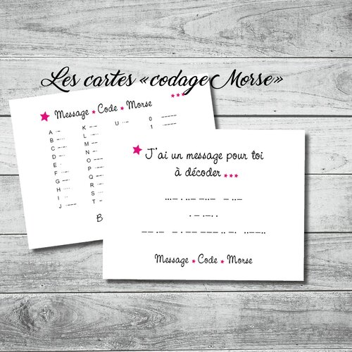 Carte message en morse - demande témoin, marraine, parrain, demande personnalisée, carte message, carte morse, carte voyage