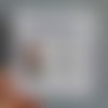 Merci maitresse cadeau texte personnalisable / fiole graines œillets d'inde