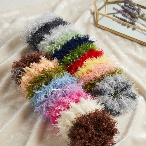 Chouchou fait main en fil élégant, couleurs au choix, accessoire cheveux tendance