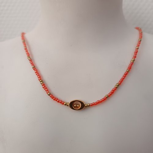 Collier ras du cou en perles, collier de charme fait main, accessoire bijou femme, idée cadeau