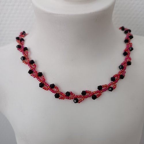 Collier perles, collier ras du cou, accessoire bijou femme, collier fantaisie de charme fait main