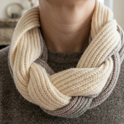 Tour de cou crocheté fait main, cache cou torsadé au crochet, accessoire pour femme