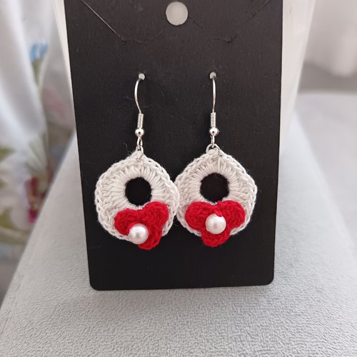 Boucles d'oreilles au crochet