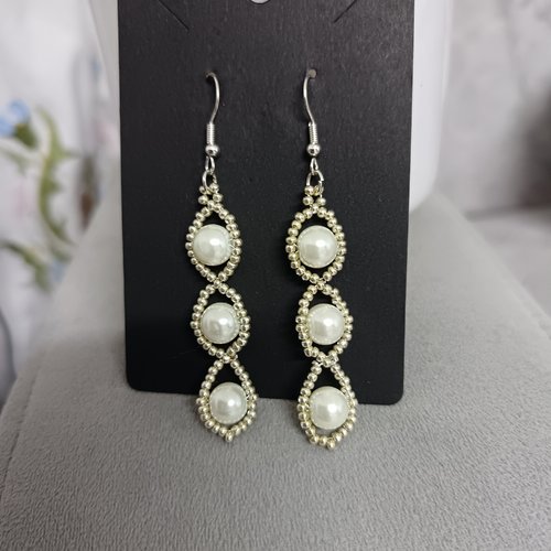 Boucles d'oreilles en perles