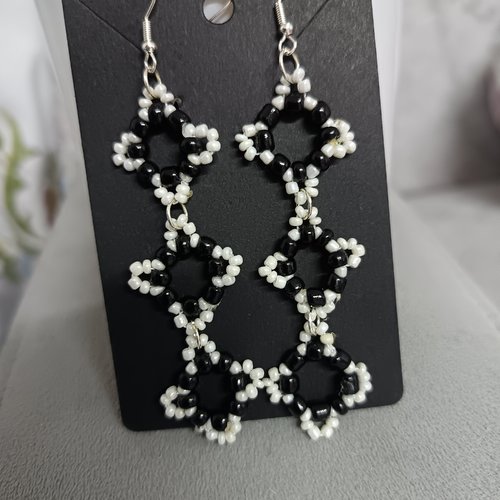 Boucles d'oreilles en perles