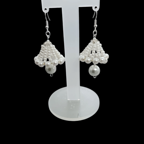 Boucles d'oreilles en perles