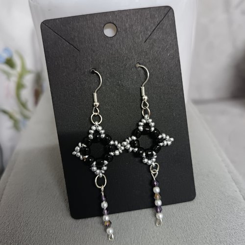 Boucles d'oreilles en perles