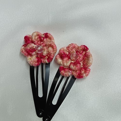 Barrette cheveux au crochet