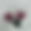 Barrette cheveux au crochet en perles