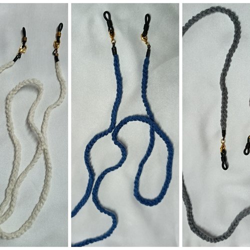Cordon pour lunettes au crochet