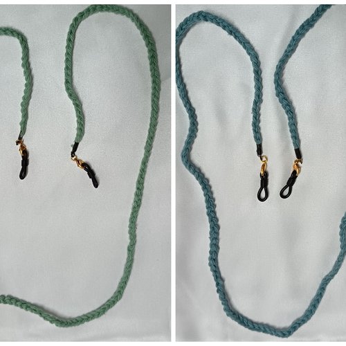 Cordon pour lunettes au crochet