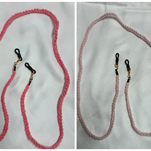 Cordon pour lunettes au crochet