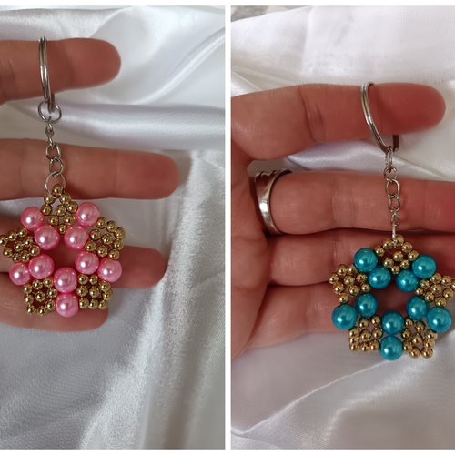 Porte clés en perles