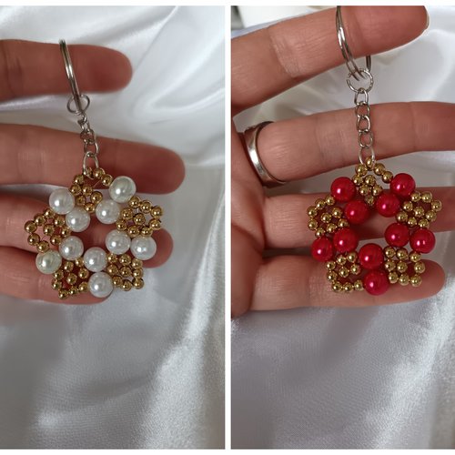 Porte clés en perles