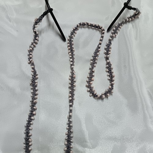 Chaîne à lunettes au crochet en perles