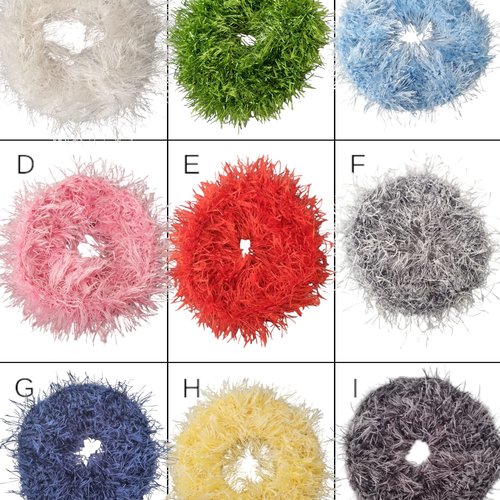 Chouchou pour cheveux au crochet
