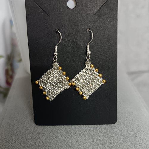 Boucles d'oreilles en perles